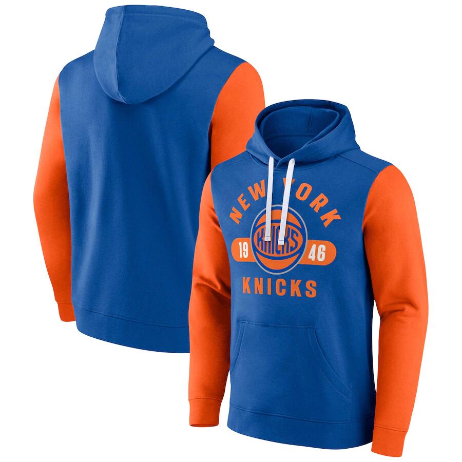 Men 2023 NBA New York Knicks blue Sweater->new york knicks->NBA Jersey